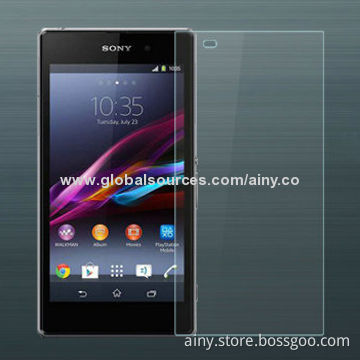 Screen Protector Films, Tempered Glass/0.3mm Ultra Transparent/Anti-shatter/for Sony Xperia Z1 L39H